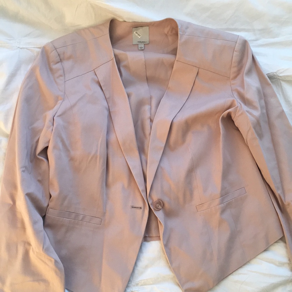 Halogen Blazer in Blush - Size: Large